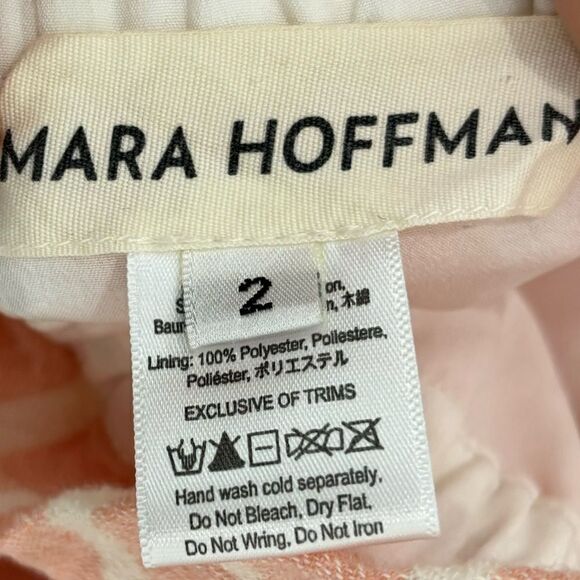 Mara Hoffman Linen Halter Pink Stripe Maxi Dress - Picture 12 of 12